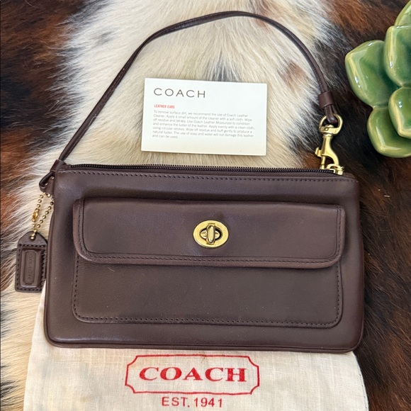 Coach Handbags - Y2K Coach Legacy Turn Lock Wristlet